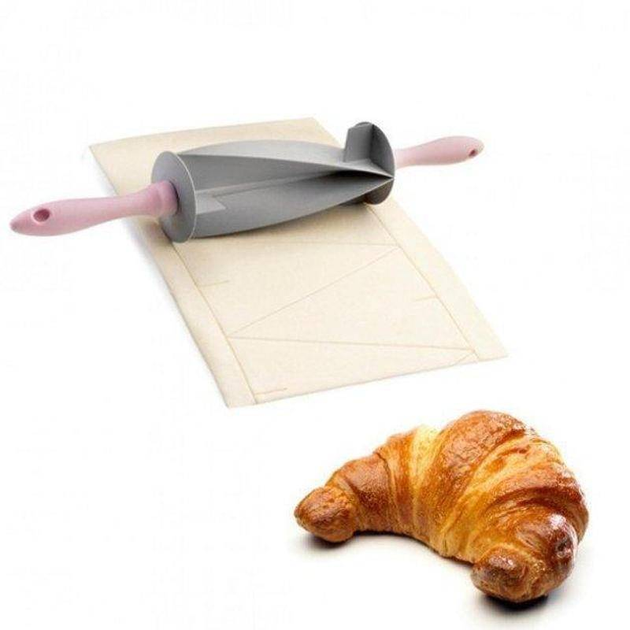 Профессиональная Скалка для нарезки теста треугольниками для круассанов Sweet Croissant Cutter - изображение 1