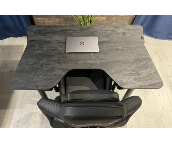 Стіл геймерський комп'ютерний ігровий DROM Butterfly Carbonic + підставка під ПК на колесах - зображення 3