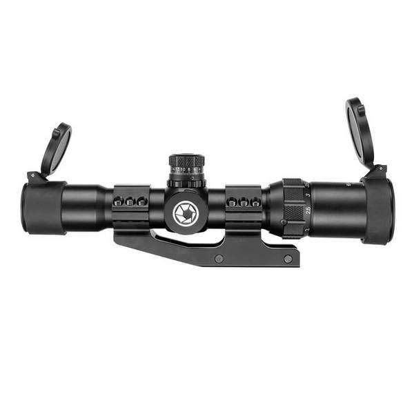 Приціл оптичний Barska SWAT-AR Tactical 1-4x28 (IR Mil-Dot R/G) + mount Brsk(S)14967 - зображення 2