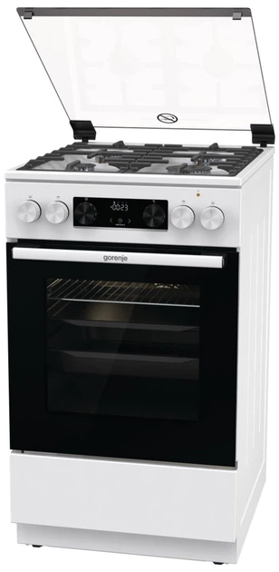 Kuchenka gazowa z piekarnikiem elektrycznym Gorenje GK5C61WF - obraz 3