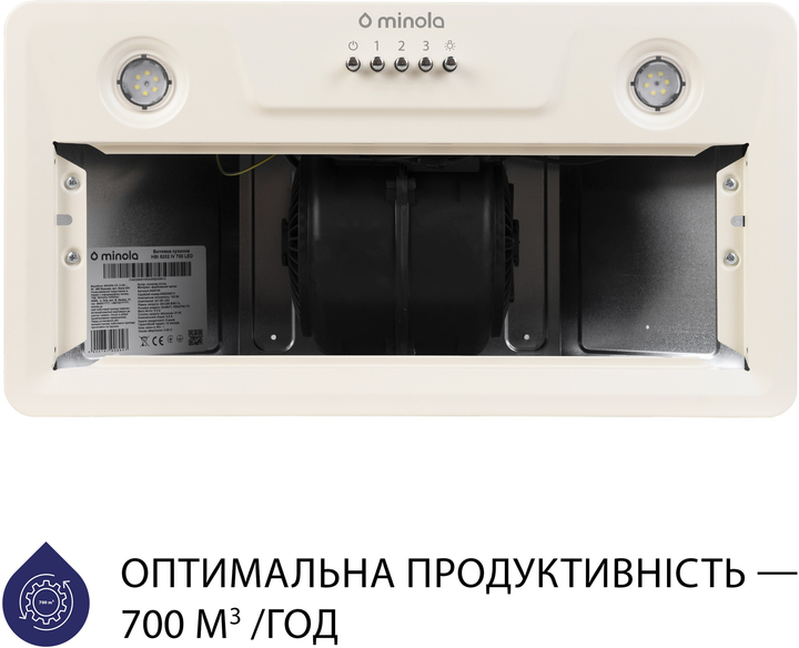 Вытяжка MINOLA HBI 5202 IV 700 LED - изображение 3