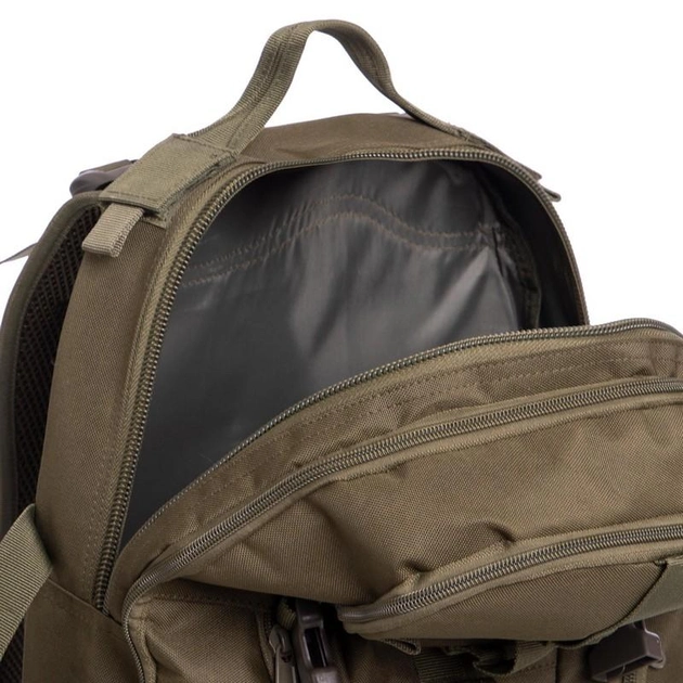 Рюкзак-сумка тактичний штурмової SILVER KNIGHT V-30л olive TY-119 - зображення 2