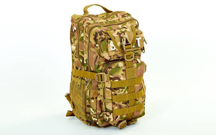 Рюкзак тактичний рейдовий SILVER KNIGHT SWAT-3P V-35л camouflage - зображення 1
