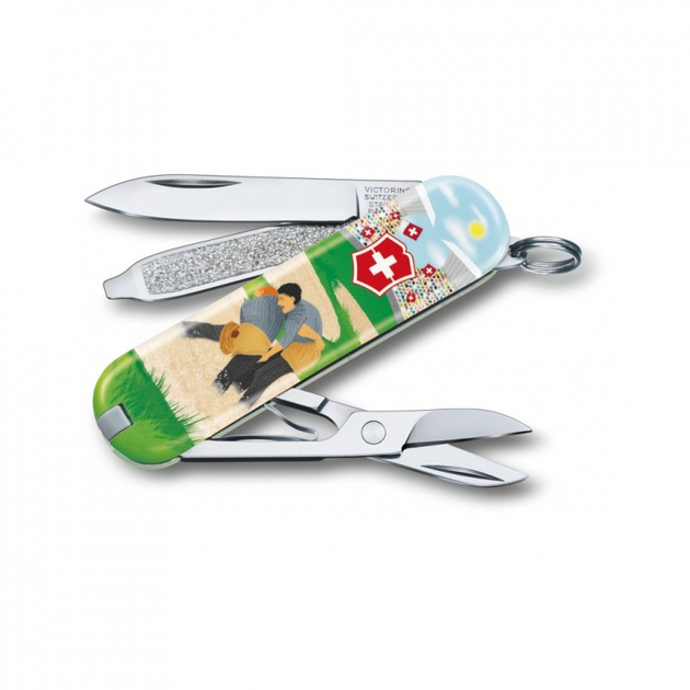 Нож Victorinox Classic Limited Edition "Swiss Wrestling" (0.6223.L2009) - зображення 1