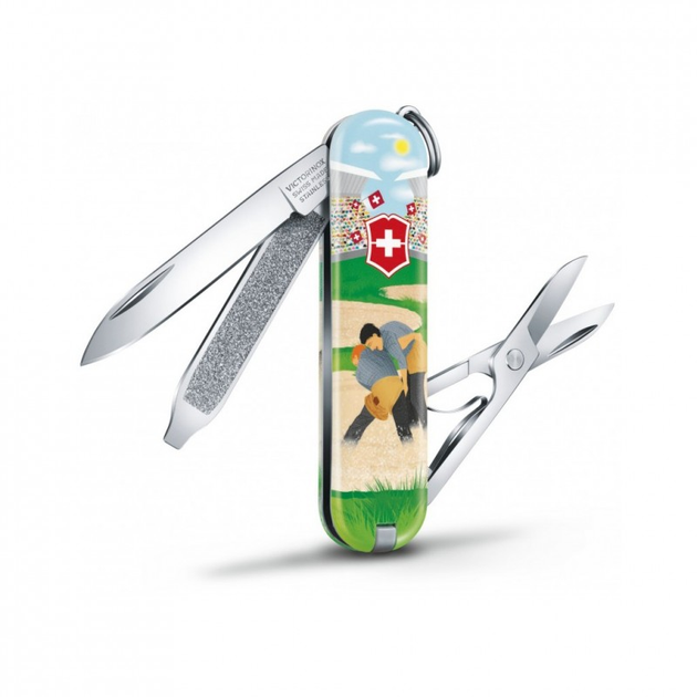 Нож Victorinox Classic Limited Edition "Swiss Wrestling" (0.6223.L2009) - зображення 2