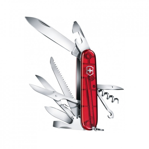 Нож Victorinox Huntsman Transparent Red Blister (1.3713.TB1) - изображение 2