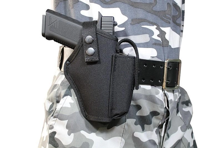 Кобура Bеneks стегнова для Glock-17 чорна - изображение 2
