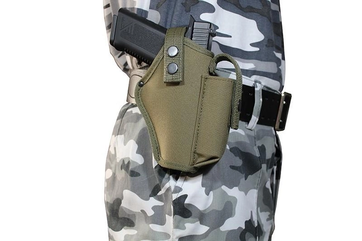 Кобура Bеneks стегнова для Glock-17 хакі - изображение 2