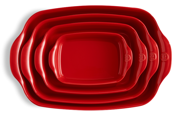 Форма для запікання прямокутна Emile Henry Ovenware 42,5х28 см червона - зображення 4