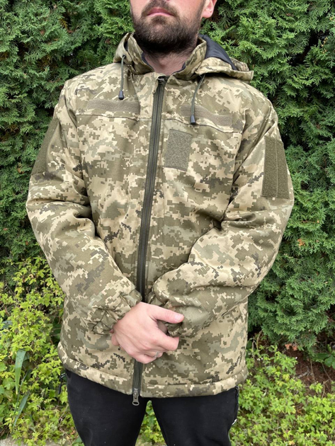 Куртка-бушлат військова чоловіча тактична ЗСУ Піксель 8723 56 розмір - зображення 2