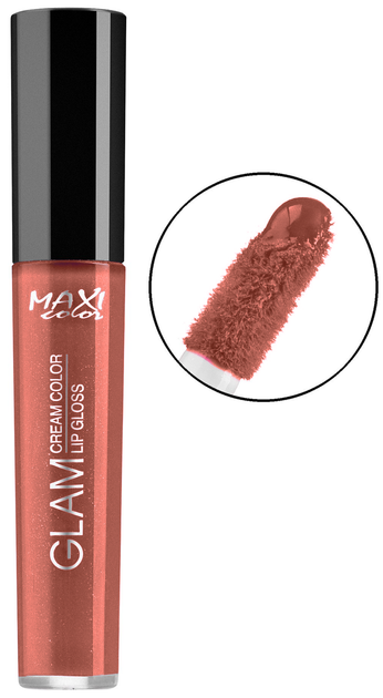 Блеск для губ Maxi Color Glam Cream Color тон 07 Лате 8 мл ...