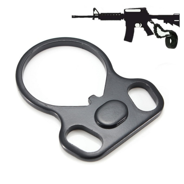 Двухсторонняя антабка для карабинов на базе AR-15, M4, M16 - Адаптер под тактический ремень (5002275) - Фото 5 Двухсторонняя антабка для карабинов на базе AR-15, M4, M16 - Адаптер под тактический ремень (5002275) - изображение 5