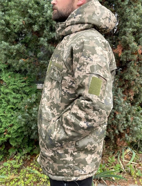 Куртка-бушлат військова чоловіча тактична ЗСУ Піксель 8738 48 розмір - зображення 2