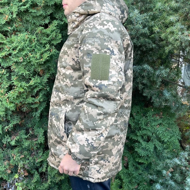 Куртка-бушлат военная мужская тактическая ВСУ (ЗСУ) Пиксель 8730 54 размер - изображение 2