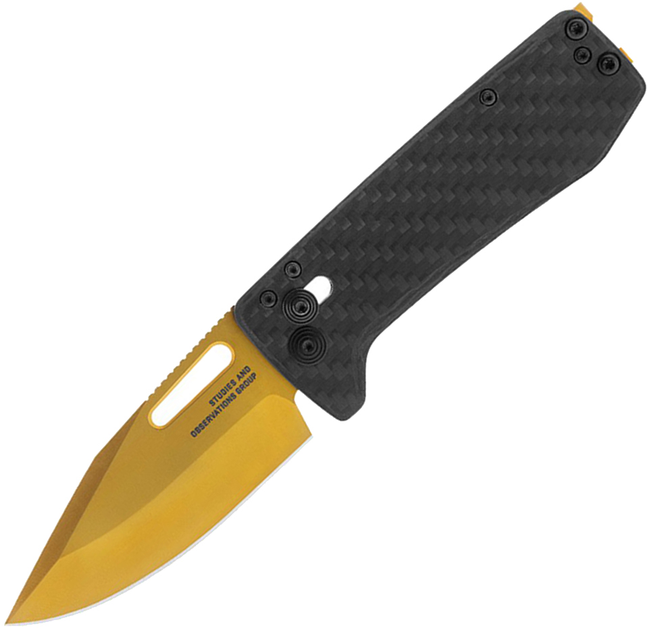 Ніж складаний SOG Ultra XR Carbon/Gold (SOG 12-63-02-57) - зображення 1