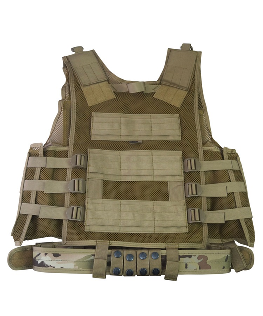 Жилет розвантаження KOMBAT UK Cross-draw Tactical Vest, мультикам Uni - зображення 2