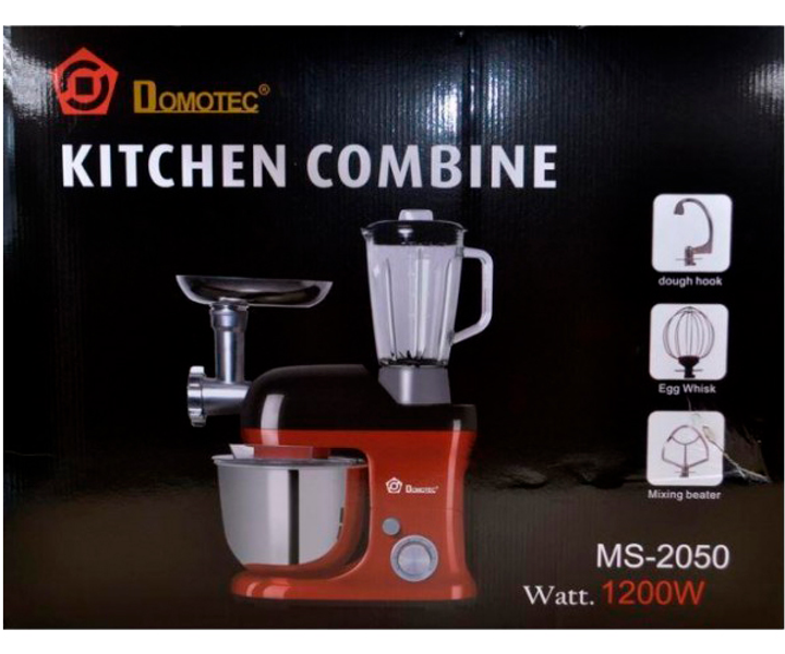 Кухонний комбайн багатофункціональний 4в1 Domotec MS-2050 червоний 1200W (5686_4052) - зображення 6