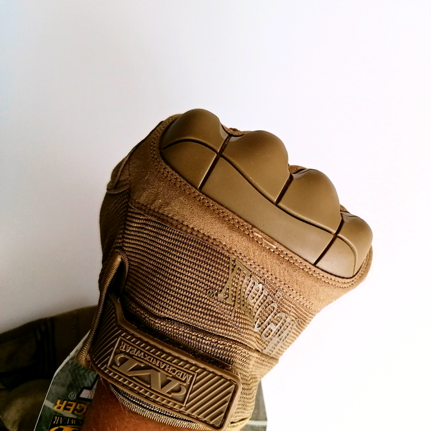 Тактичні сенсорні рукавички порожнисті Mechanix M-Pact Пісок XL (E-0011-3) - зображення 5