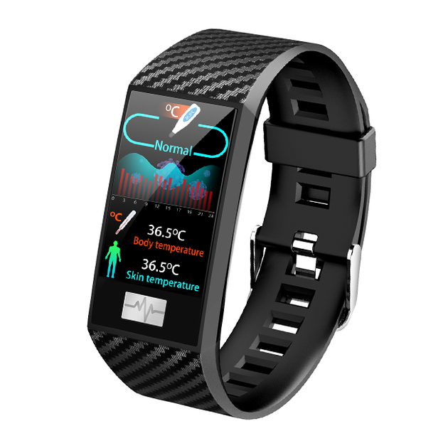 Фітнес-браслет NO.1 DT58 Pro із датчиком температури Black - зображення 6