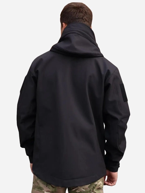 Тактическая куртка утепленная Grifon Squad Soft Shell 1220806 50 Черная (ROZ6400158941) - изображение 2