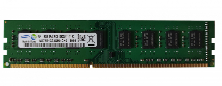 Оперативная память Samsung DDR3 8Gb 1600MHz PC3-12800U (M378B1G73QH0 ...