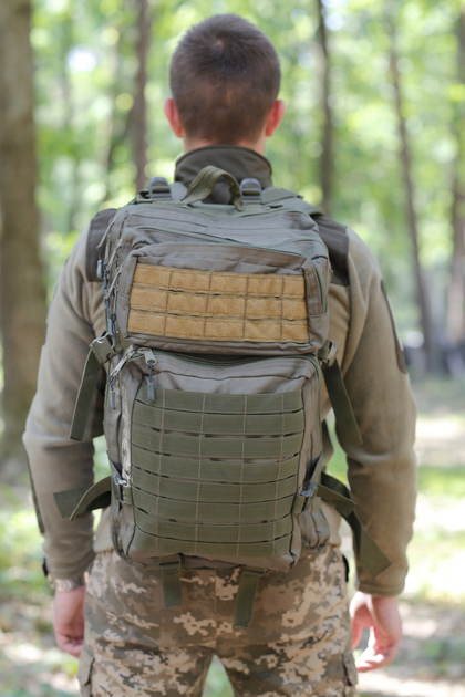 Тактичний рюкзак Soldier Outdoor 45 літрів Олива - зображення 1