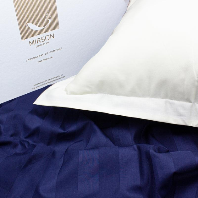 Акція на Комплект постільної білизни MirSon Сатин Premium Fernand Duet 220х240 від Rozetka