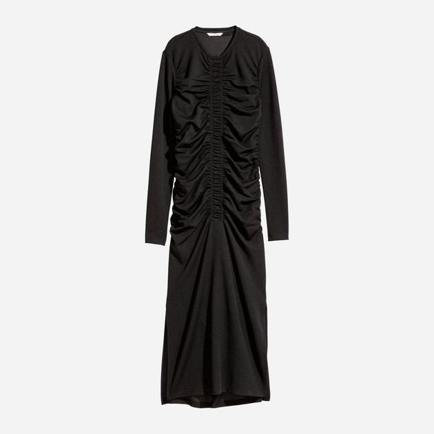 Сукня міді осіння жіноча H&M 6057576abr 38 Чорна від Rozetka на платформі USKIDKA Акція на Сукня міді осіння жіноча H&M 6057576abr 38 Чорна від Rozetka