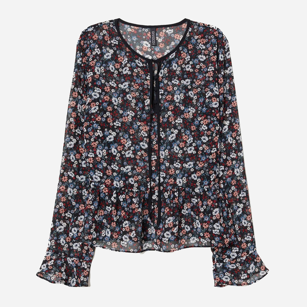 Акція на Блузка жіноча H&M 6770768dlog 34 Різнобарвна від Rozetka