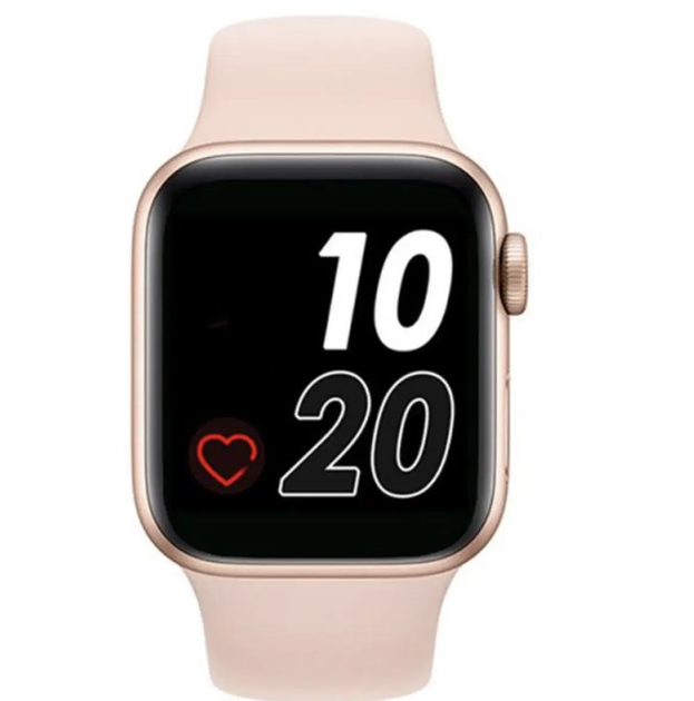 Умные Смарт Часы Smart Watch IWO T500 + Plus HiWatch 7 Розовые (Пудра ...