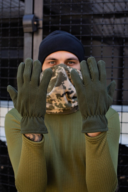 Зимние Without тактические перчатки Зеленый (8048835) - изображение 2