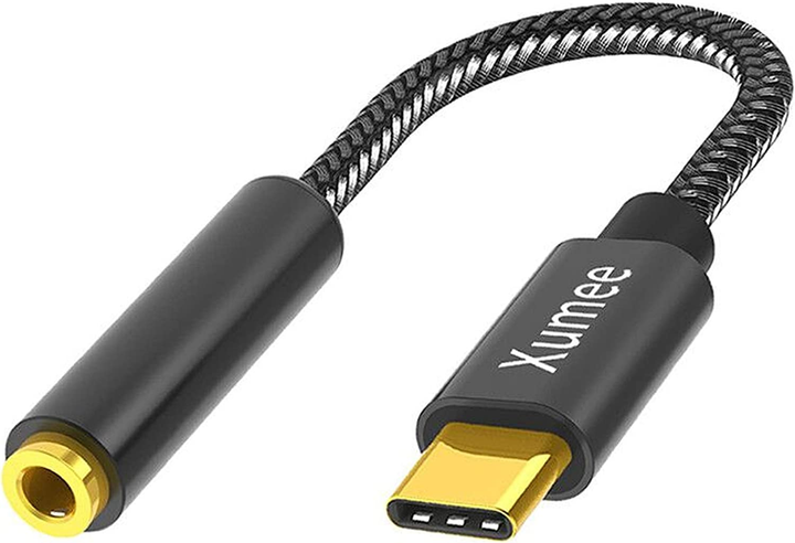 Усилитель звука для наушников ЦАП Type C до AUX Audio Jack 3,5 мм Xumee ...