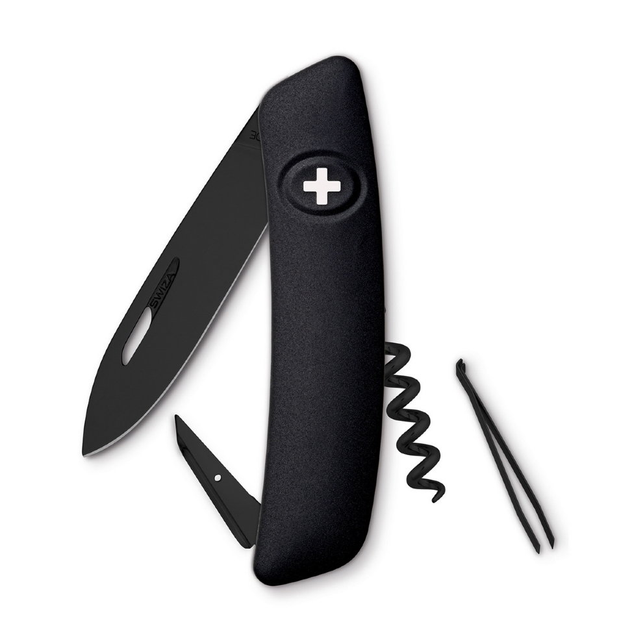 Швейцарский нож Swiza D01 Black - изображение 1