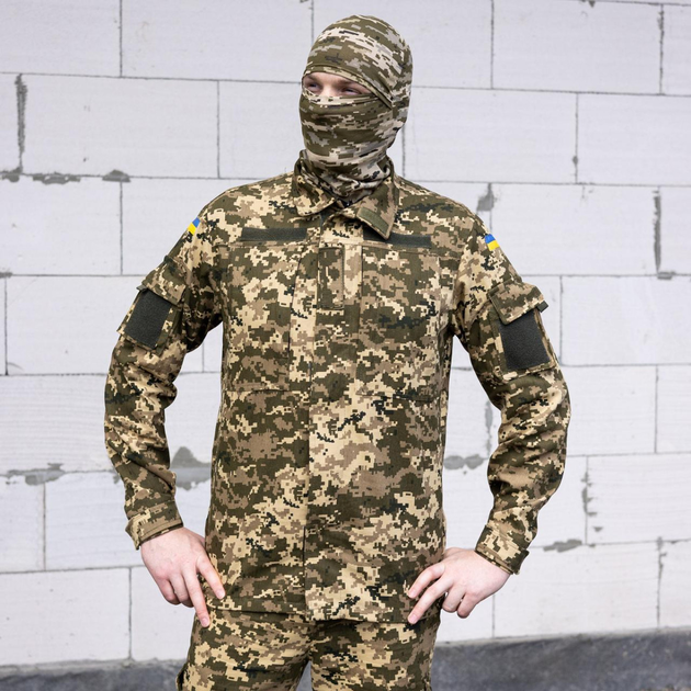 Чоловічий армійський костюм для ЗСУ Tactical тактична форма Піксель 52 розмір 7073 TR_2628 - зображення 1