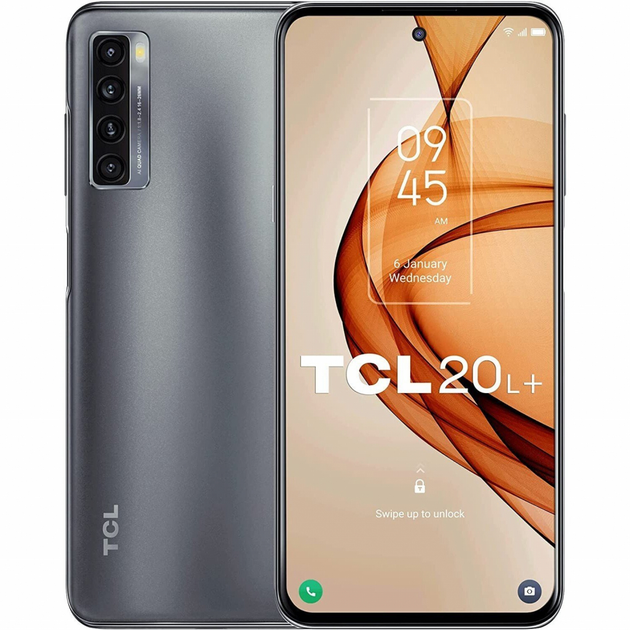 Мобільний телефон TCL 20L+ (T775H) 6/256GB Milky Way Gray (T775H ...