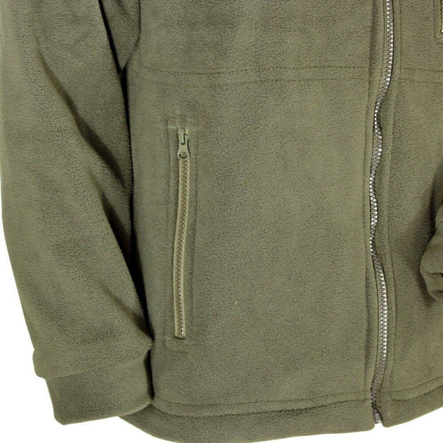 Куртка флисовая для военных цвет олива размер XL 503 - изображение 2