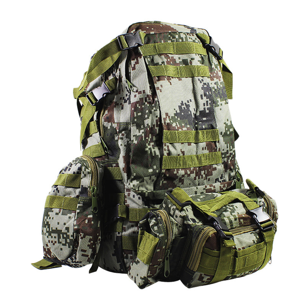 Рюкзак +3 подсумка AOKALI Outdoor B08 75L Green - изображение 1