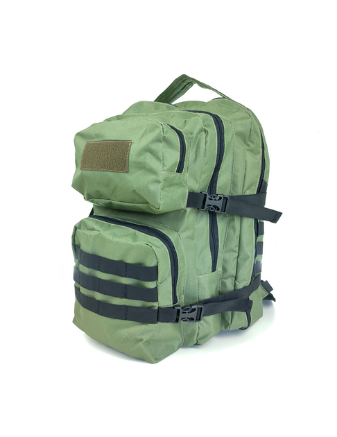 Рюкзак тактический военный крепление molle, цвет - олива (40л) - изображение 1