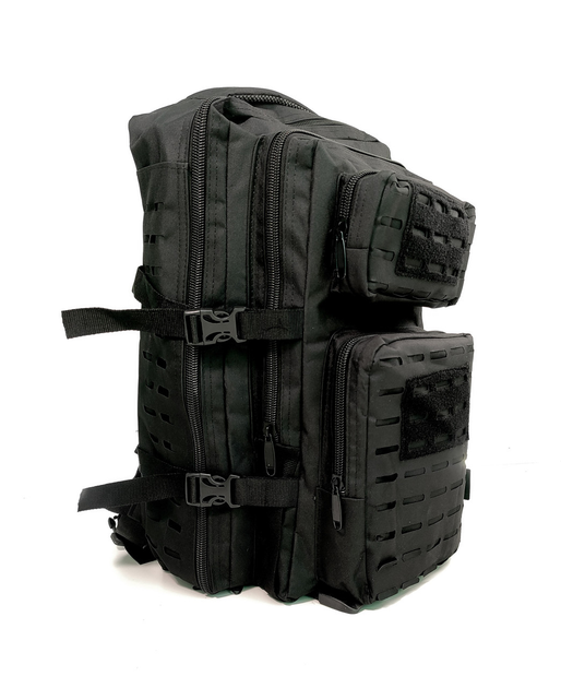 Рюкзак тактический LeRoy Tactical цвет - черный (36л) - изображение 1