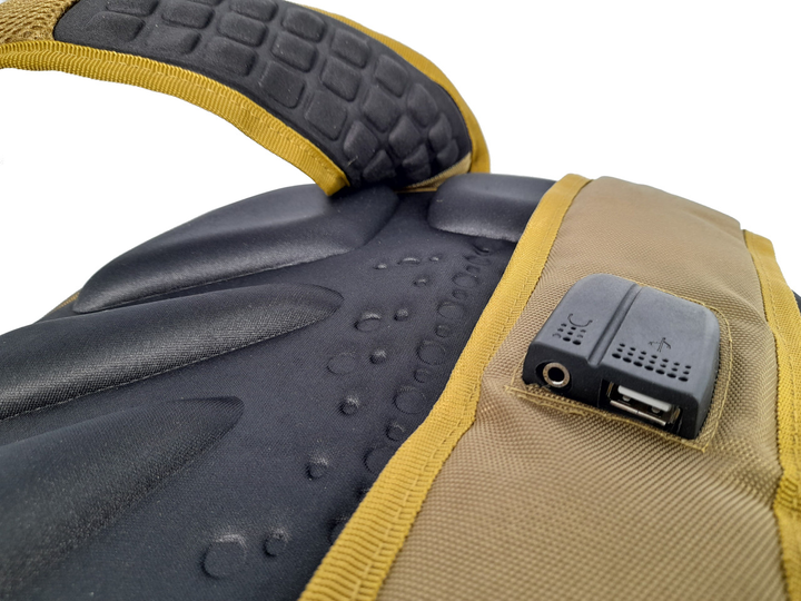 Рюкзак військовий LeRoy Tactical колір - вrown 36л (USB + 3.5) - зображення 2