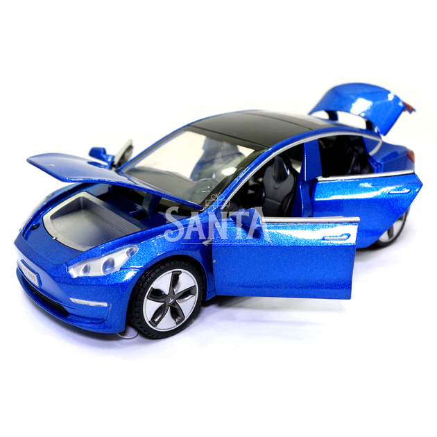 Машинка металева Tesla «AutoExpert» Тесла синій звук, світло 15*5*7 см (12803W) - зображення 6