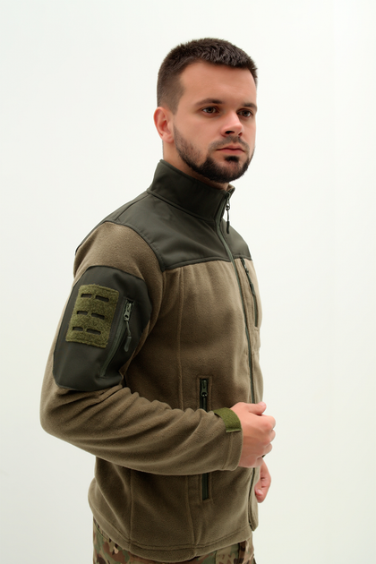 Кофта флісова military, Хакі 2XL P1 MU (2000989181101) - зображення 2