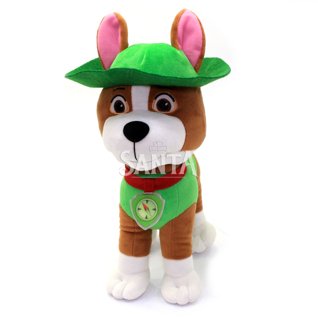 Мягкая игрушка «Щенячий патруль» Kinder Toys Трекер, 36*30*12 см (00112-125) - Фото 1 Мягкая игрушка «Щенячий патруль» Kinder Toys Трекер, 36*30*12 см (00112-125) - изображение 1