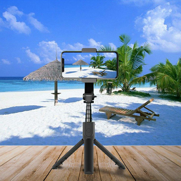 Стедікам Gimbal 40GS Стабілізатор для телефону-Монопод-тринога з Bluetooth підключенням і пультом Чорний - зображення 6