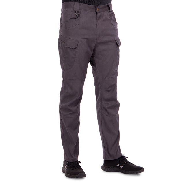 Якісні чоловічі тактичні штани штани з кишенями для міста військові літні ZEPMA Сірі (0370) 2XL - зображення 1