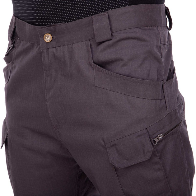 Якісні чоловічі тактичні штани штани з кишенями для міста військові літні ZEPMA Сірі (0370) XL - зображення 2