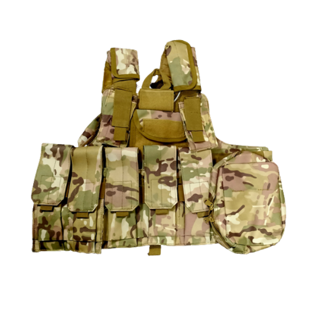 Жилет тактичний військовий розвантаження Tactical Vest A58 multicam камуфляж - зображення 1