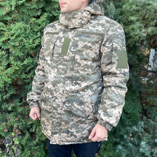 Куртка-бушлат военная мужская тактическая ВСУ (ЗСУ) Пиксель 8726 46 размер (SKU_4432008) - изображение 1