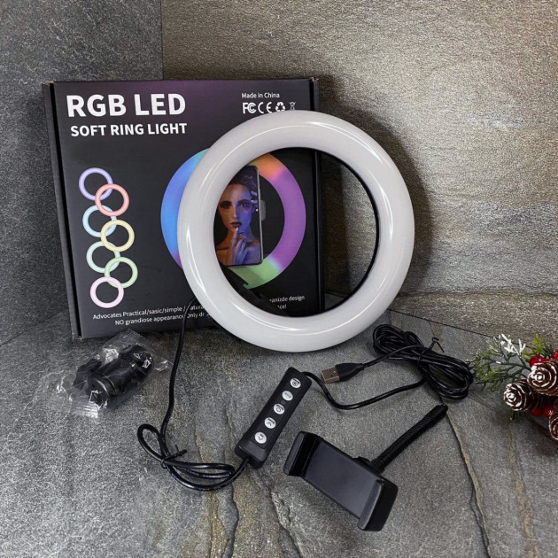 Светодиодная Кольцевая лампа Soft Ring Light MJ 20 RGB – фото, отзывы ...