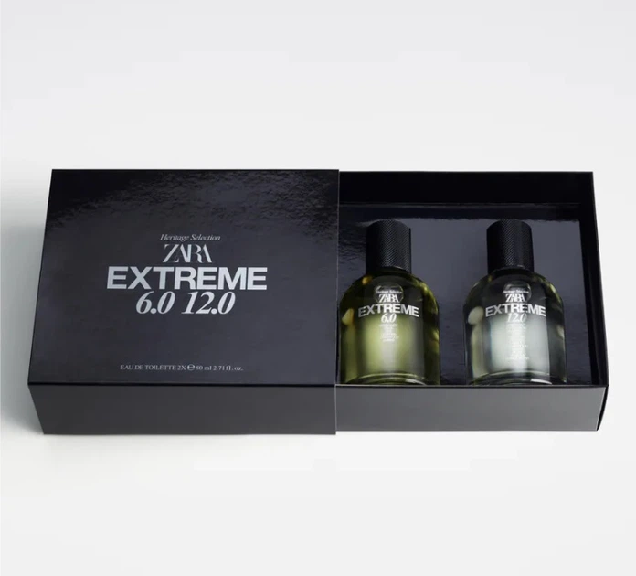 Набор туалетная вода для мужчин Zara Extreme 6.0 80 мл + Extreme